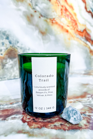 Colorado Trail Scented Candle, perfect for Colorado themed gifts.
