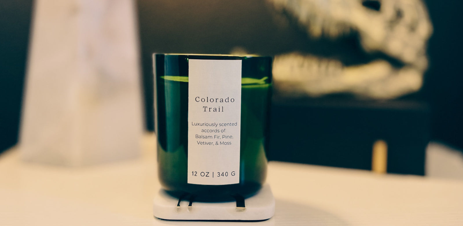 Colorado Trail Wooden Wick Candle 12 oz