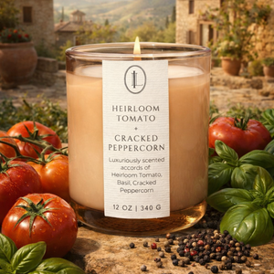 Heirloom Tomato + Cracked Peppercorn 12 oz Candle