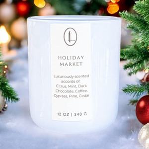 Holiday Market 12 oz Wood Wick Candle