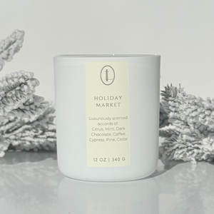 Holiday Market 12 oz Wood Wick Candle