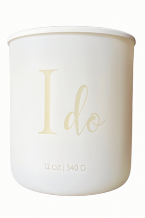 I Do Wedding Candle 12 oz