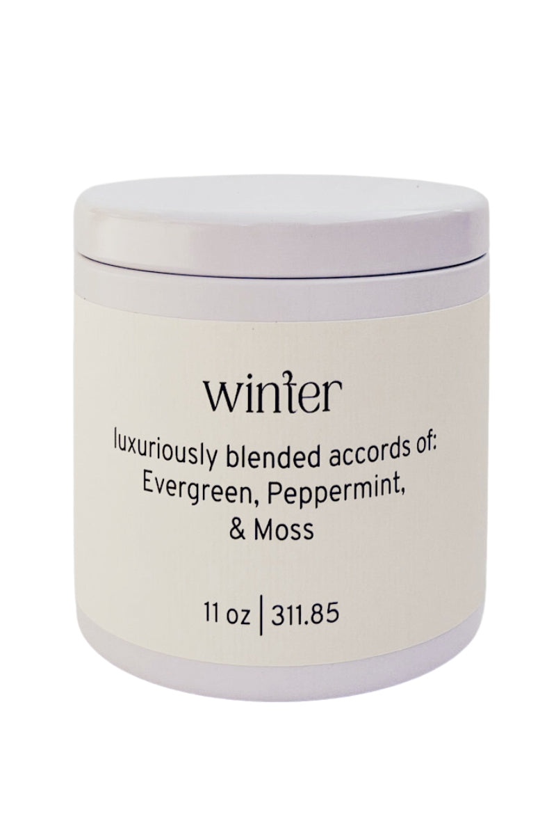 Winter - A Cool Winter Scented Candle