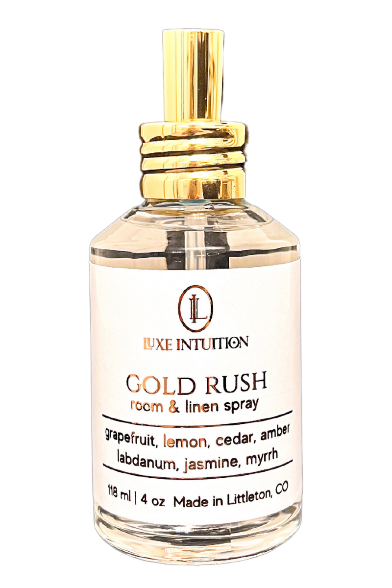 Gold Rush Room & Linen Spray 4 oz