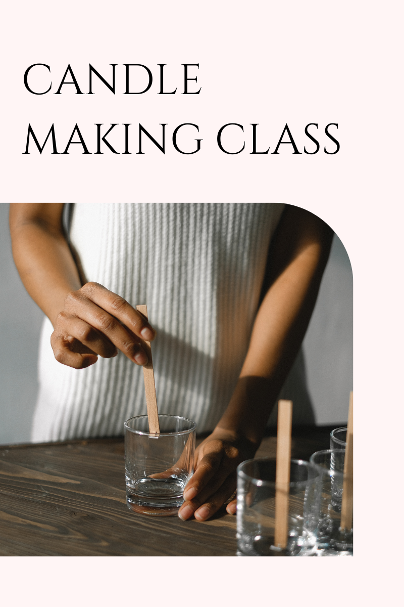 Wood Wick Candle Making Class  Denver Colorado and surrounding