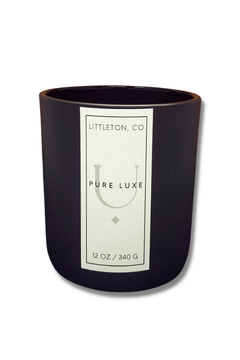 Pure Luxe, Luxury Coco-Apricot Wax, Wooden Wick Candles - Luxe Intuition, Wooden Wick Candles