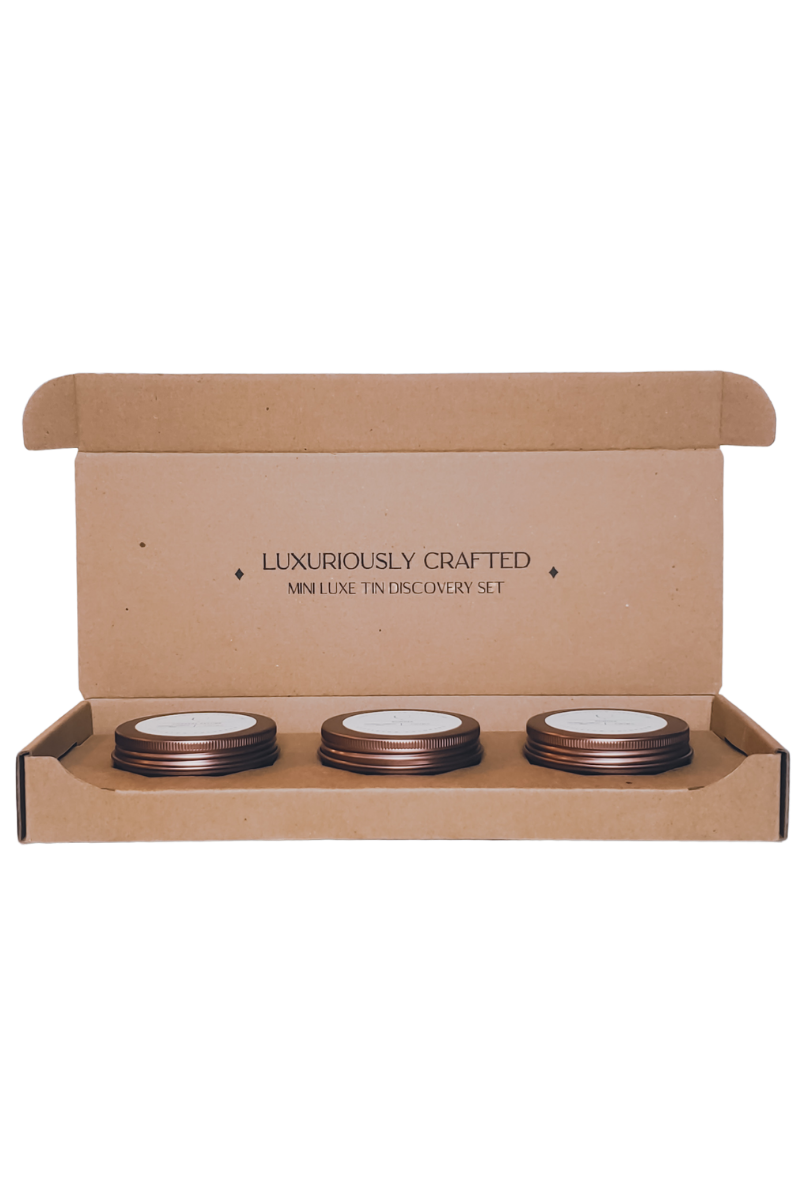 Mini Luxe Discovery Candle Set | Travel Candle Tins